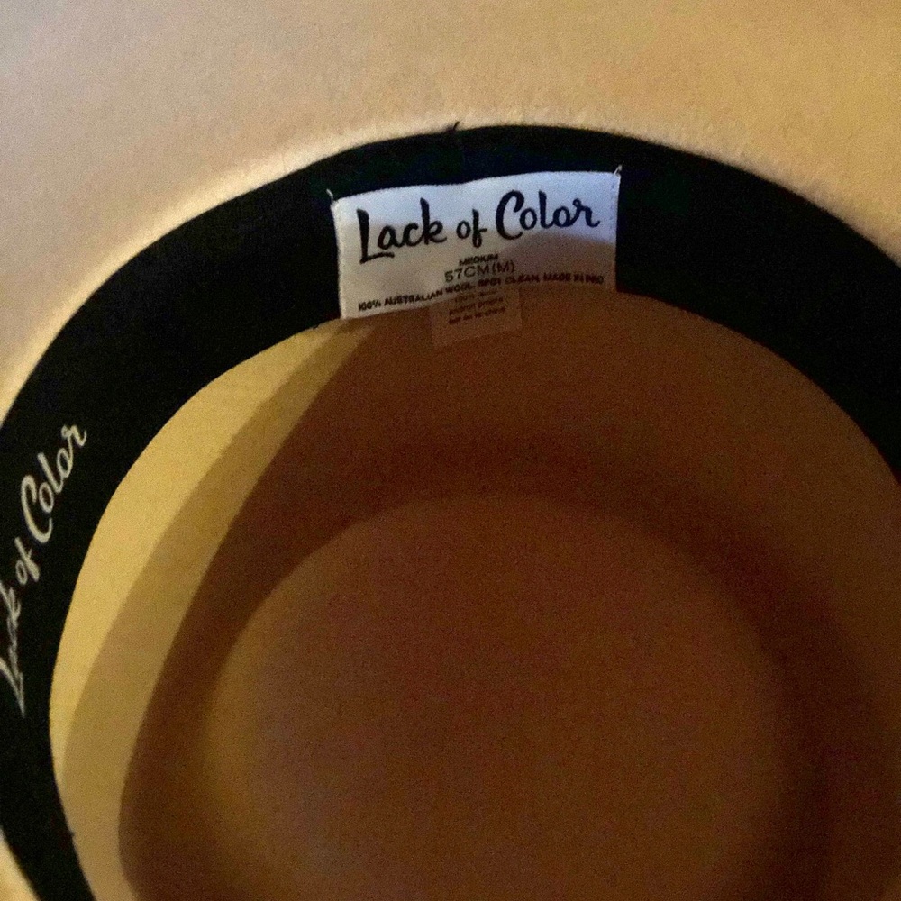 ✨ Ivory Lack of Color Zulu Rancher Hat ✨ - Picture 3 of 4